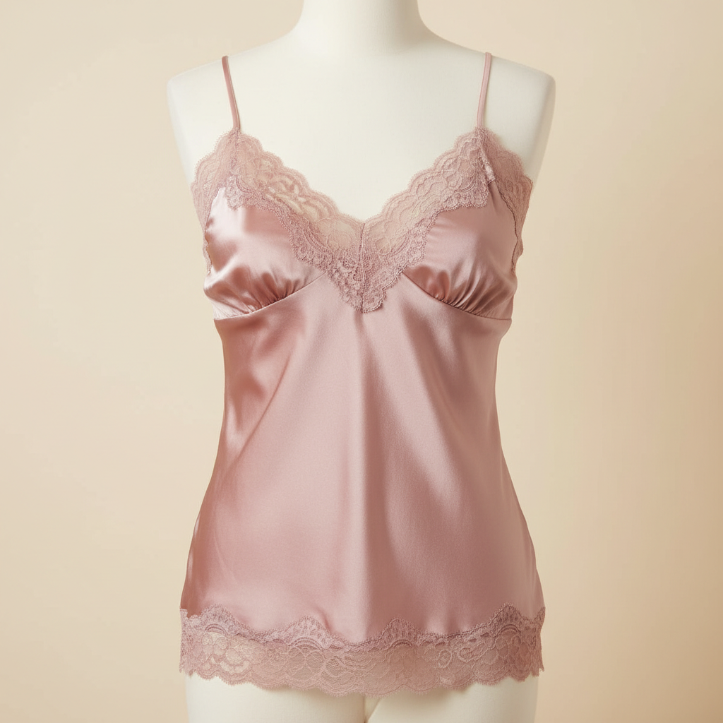 Dusty Rose Silk Cami